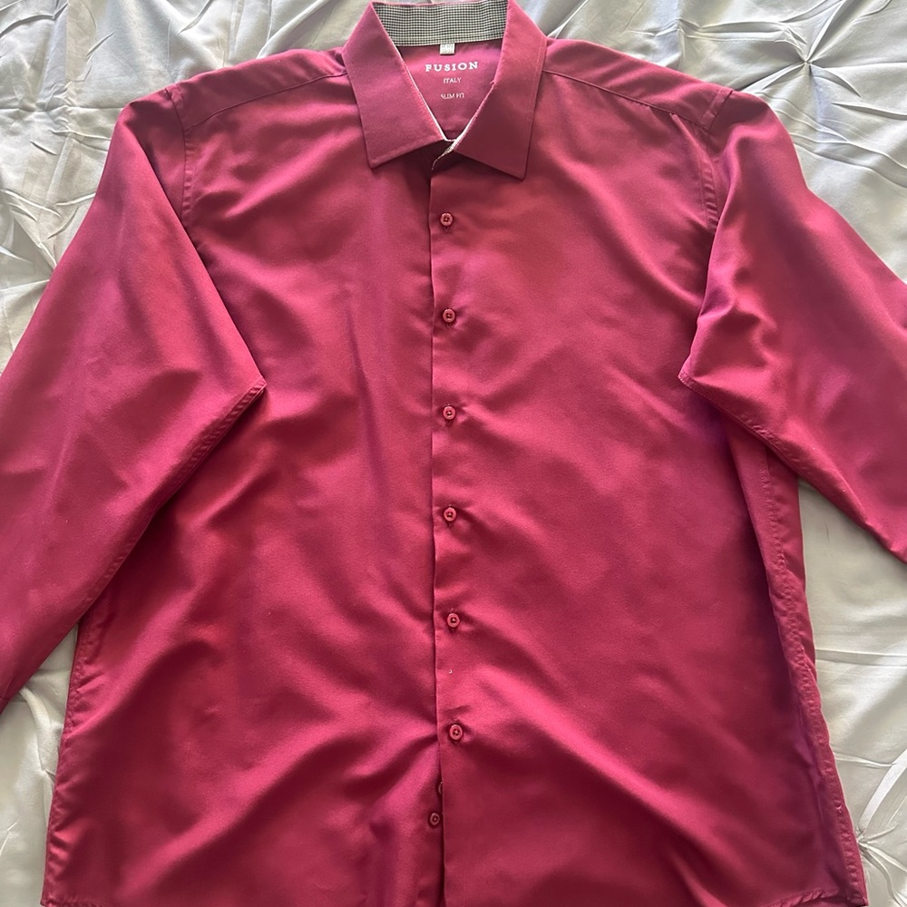 Men's Burgundy Shirt